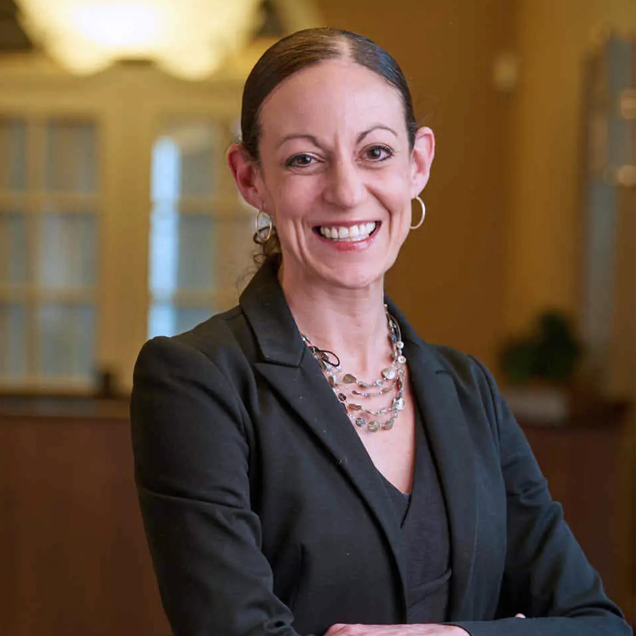 Portrait of Jennifer Hoffman smiling