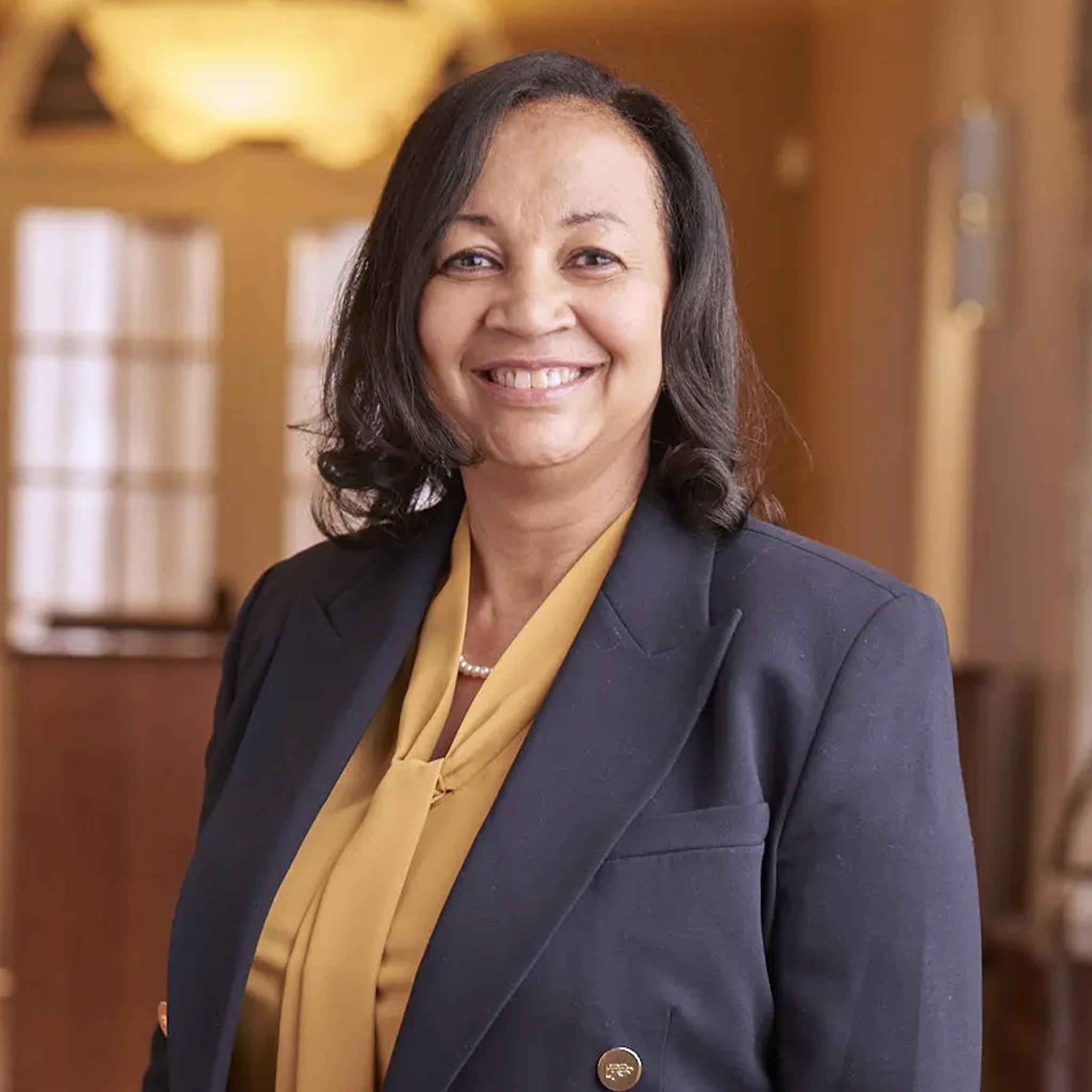Portrait of Tajuana Barron smiling