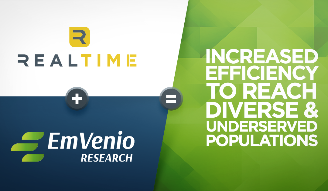 EmVenio Research Partners with RealTime Software Solutions for Advanced Mobile-Optimized Technology Solutions
