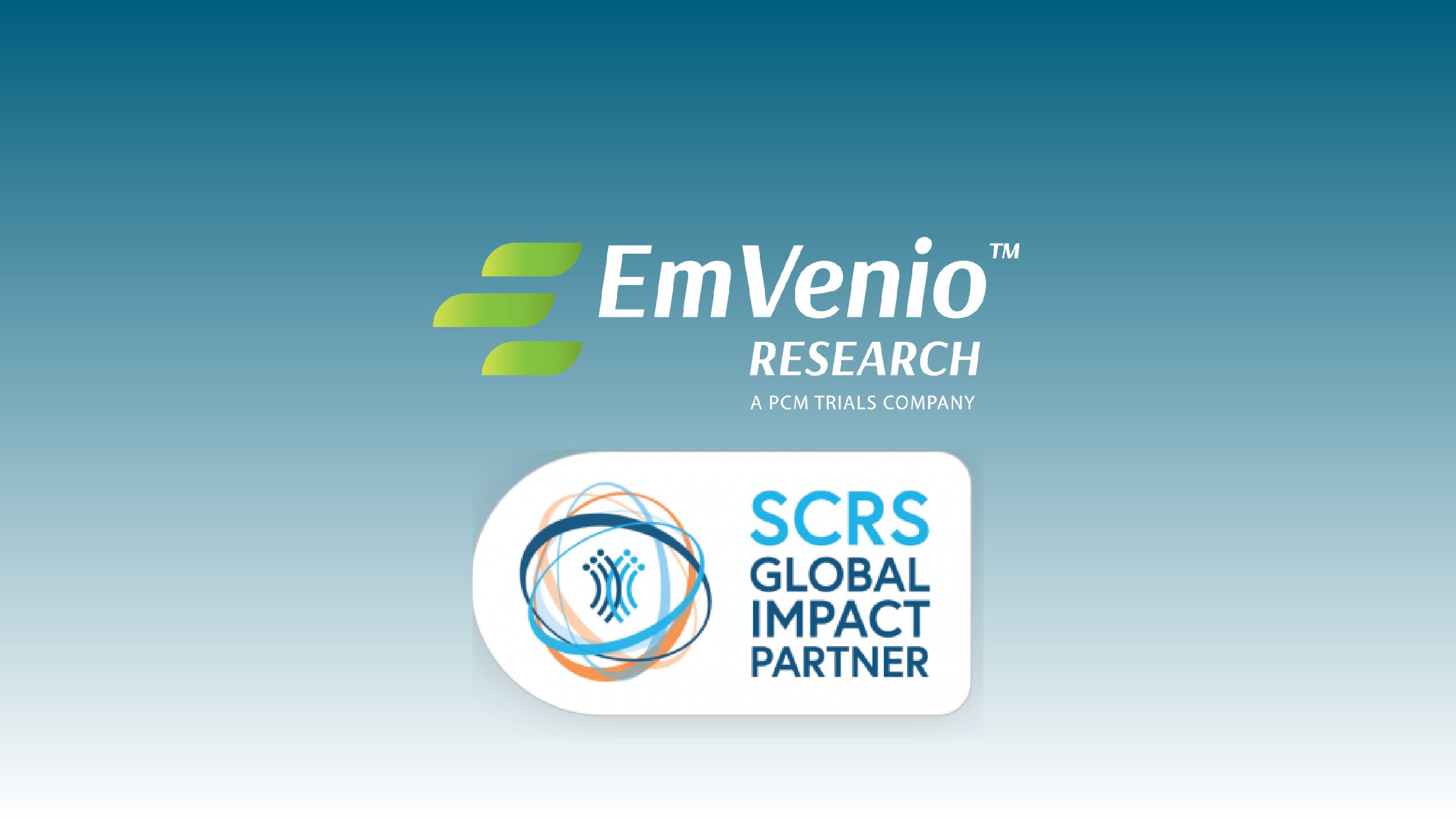 EmVenio Research Commits to SCRS Global Impact Partner Program